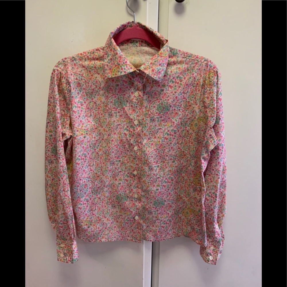 Arthur & Fox paisley button down top